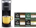 Keurig K-Mini Single Serve Coffee Maker with Peet's Coffee Dark, Medium, & Light Roast Variety Pack, 40 K-Cup Pods
