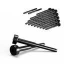 30Pack T316 Stainless Steel Invisible Cable Railing Kit - PVD Coating for Long-Lasting Finish, Swage Tensioner and Terminal Hidden for 1/8" Cable Level/Stair/Wood Railing Posts, Black