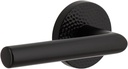 Viaggio 625275 Circolo Hammered Rosette Single Dummy with Moderno Lever in Satin Black