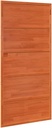 vidaXL Barn Door Wax Brown 39.4x81.9 Solid Wood Pine