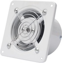 Mini Exhaust Fan 4-Inch Bathroom Ventilator -Speed Wall with Metal Protective Net, for Efficient Ventilation