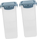 VILLCASE 2pcs Airtight Bread Box Lid for Fresh Bread Storage Yogurt Fermenter Jar Capacity