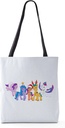 CafePress MLP Christmas Group 18"x18" Reusable Grocery Shopping Sling Tote Bag