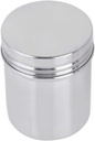Milltrip Stainless Steel Sealed Storage Jar, Stainless Steel Sealed Food Storage Jar Portable Tea Coffee Beans Container Easy for Travel Outdoor and Camping(S)