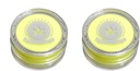 Home & Happiness 2 Pack Mini Container 1 Gram Capacity Airtight Stash Travel Jar