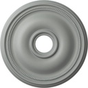 18 1/8"OD x 3 3/4"ID x 1 1/8"P Bradford Ceiling Medallion (Fits Canopies up to 4 3/8")