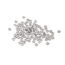 uxcell Hex Nuts, M2x0.4mm Metric Coarse Thread Hexagon Nut, Carbon Steel, Pack of 100 (Silver Tone)