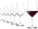 Stölzle Lausitz Bordeaux Glasses Revolution Set of 6, 22 oz – Wine Glasses for Bordeaux, Amarone & Syrah – Elegant Crystal Glass Red Wine Glasses – Dishwasher- and Shock-Resistant