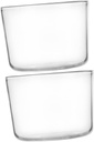 KICHOUSE 2pcs Pudding Cup No Lid Ice and Dessert Container Small Transparent Glass Mousse Yogurt and Jelly Bowl for Home Baking and Serving