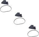 3 Sets Bread Maker Mixer Impeller Tooth Transmission Belt Replacement Parts for Bread Machine Includes Mixing Blade Black Tooth Belt Easy Installation