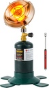 6200BTU Propane Heater with Windproof USB lighter, Gas Heater Camping, Cordless with Cylinder Stand (Fuel not included)