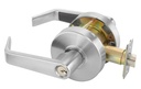 Yale AU4605LN x 2806 x 626 KR Cylindrical Lockset, Grade 2, Storeroom Function, Schlage C Keyway, Keyed Random, 6 Pin, 2 3/4" Backset, 626 Satin Chrome Finish