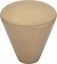 Elements by Hardware Resources 1" Diameter Satin Bronze Conical Sedona Cabinet Knob