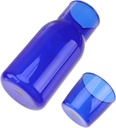 ABOOFAN 1 Set Glass Cup and Water Kettle Set Blue Drinking Tools for Home Office and Hotel Includes Water Bottle and for Parties and Gatherings