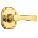 BRINKS – Alwood Push Pull Rotate Bed and Bath Privacy Door Lever, Polished Brass - Door Lock That Opens Hands-Free with a Push, a Pull or by Rotating