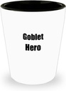 EzGift Funny Goblet Hero Shot Glass Musician Gift Instrument Player Gag 1.5 Oz Shotglass