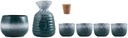 Exquisite Sake Set Japanese Style Traditiol Retro Porcelain Crafts Malachite Green (B)