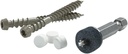 FastenMaster Cortex 2-3/4 in. L Square Trim Head Smooth Carbon Steel Deck Screws 75 per Box 75 pc.