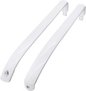 Romalon WR12X22148 Refrigerator Door Handle Set Fit for GE Refrigerator Freezer Door Handle Replace WR12X20141 PS9864030 AP5949272 WR12X11010 gth18gbddrww