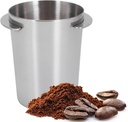 Coffee Dosing Cup, 2PCS 51mm Espresso Dosing Cup Stainless Steel Espresso Cups Coffee Grinder Powder Cup Compatible with 51mm Coffee Filter