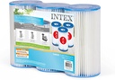 INTEX 29003E Type A Pool Filter Cartridge: For INTEX Filter Pumps – Easy-To-Clean – Dacron Paper – Efficient Filtration – Three Pack