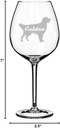 Wine Glass Goblet Golden Retriever 'Golden' (20 oz Jumbo)