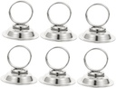 6pcs Vertical Number Plate Clip Place Card Holders for Wedding Banquet Restaurant Event