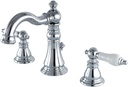 Kingston Brass FSC1971APL American Patriot Widespread Lavatory Faucet, 5-5/16" Spout Reach, Polished Chrome