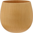 Kichvoe 1pc Wooden Sake Serving Cup Multipurpose Teacup for Home Drinkware Smooth Finish Cold for Tea Parties and Daily Use