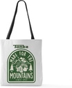CafePress Tonka Made For The Mountains Large Tote Bag 18"x18" Reusable Grocery Shopping Sling Tote Bag