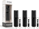 POM Premium Pepper Spray Keychain, Quick Release Access Flip Top Safety, Police Grade OC Formula with UV Marking Dye, 25 Precision Bursts, 10 Foot Effective Range, Made in USA