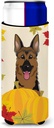 Caroline's Treasures "German Shepherd Thanksgiving Michelob Ultra Koozies for Slim Cans, Multicolor