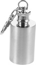 Cabilock 1oz Stainless Steel Mini Flask Keychain Leakproof Travel Flask for Liquor Portable for Men and Women Compact Oil Container