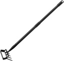 Multi Functional Garden Rake Hoe Lightweight Hand Tool for Weeding and Planting for Lawn Care and Gardening Handle