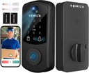 Smart Lock for Front Door: Keyless Entry Door Lock - Electronic Keypad for Exterior Door - Deadbolt Lever Alternative - Easy Installation
