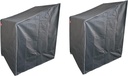 Iron Grey Series - 2pcs Waterproof Heavy Duty Stackable-Chair Patio Cover (26" WX34 DX45 H)…