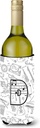 Caroline's Treasures CJ2007-DLITERK Letter D Musical Note Letters Wine Bottle Hugger Bottle Cooler Sleeve Hugger Machine Washable Collapsible Insulator Beverage Insulated Holder