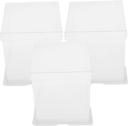 OUNONA 3pcs Portable Bakery Boxes Lid Cake Cupcake Containers for Weddings Birthdays Special Events Versatile Cake Wrapping for Treats Pastries