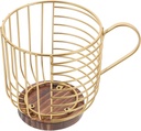 Pod Organizer Basket Iron Display Basket for Coffee Storage Desktop Snack Storage