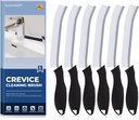 Crevice Cleaning Brushes, Cleaner Scrub Brush Tool for Hard to Reach Tight Space, Home Essentials, Cleaning Supplies for Shower, Bathroom, Kitchen, Toilet, Window