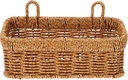 Hanging Kitchen Basket Woven Storage Basket Rattan Wall for Organizing