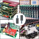 Kado Wall Mount Spacer Adapter Set for Desktop/Portable Monitor, 4pcs M4x14mm Hex Stainless Steel Standoff Spacer Screw Nut Bolt Motherboard Prototyping Accessories for PCB, Computer & Circuit Board