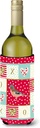 Caroline's Treasures CK5511LITERK Finch Love Wine Bottle Hugger, Red Bottle Cooler Sleeve Hugger Machine Washable Collapsible Insulator Beverage Insulated Holder