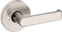 Baldwin 5105.PRIV 5105 Privacy Door Lever Set with 5046 Rose from The Estate Collection - Lifetime Satin Nickel