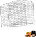 Air Fryer Oven Shelf for Chefman 6.3QT 4-In-1 Digital Air Fryer Oven, Upgraded Dehydrator Rack Grill Crisper Plate Tray Insert Grate Grid for 6.3QT Chefman Air Fryer Oven, Dishwasher Safe
