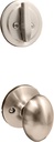 Stone Harbor Hardware Springhill Door Knob, Interior Handleset Trim, Satin Nickel