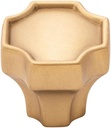 Monarch Octagon Knob Color Brushed Golden Brass (7 Pack) - Belwith Keeler 1-1/4" Width Transitional Hardware Decor Kitchen Drawer Cabinet Door Bundle Gold Ridge Living Interior Design Guide