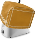 Toaster Dust Cover for Kitchen 4 Slice, Solid Color Ginger Bread Maker Covers Toasters for Fingerprint Protector Washable Small Appliance Covers Accessories (12x11x8in)