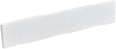 21 in. W x 4 in. H Quartz Stone Sidesplash for Bathroom Vanity Sink Top in White