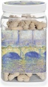 YouCustomizeIt Waterloo Bridge by Claude Monet Dog Treat Jar